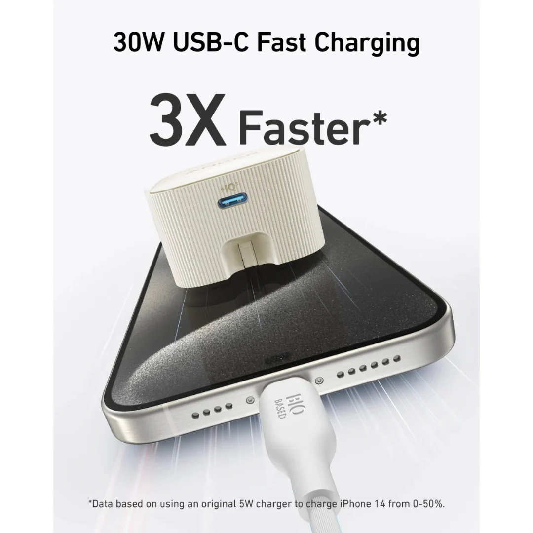 Stock promotionAnker Nano USB C Wall Charger Plug 30W - White | A2337V21